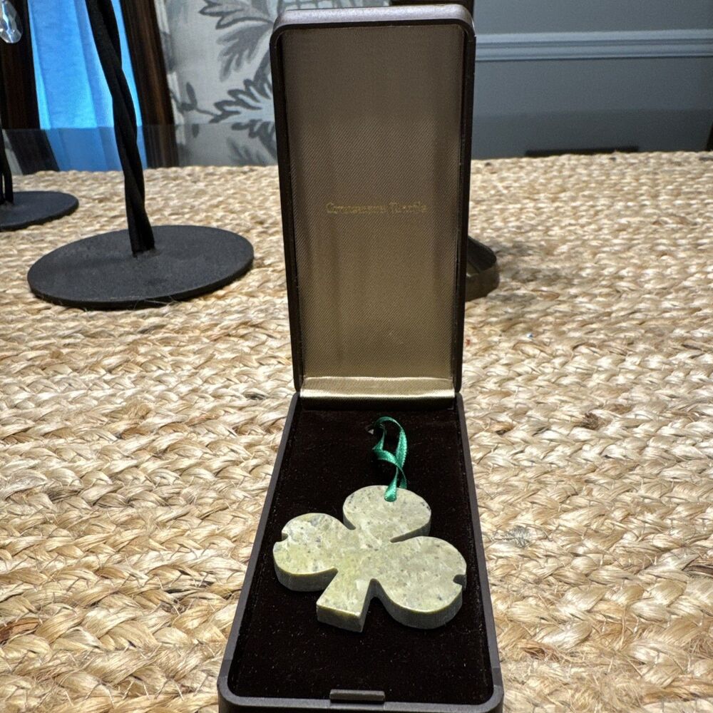 Vintage Connemara Marble Decoration Ireland Hanging Ornament 1980’s